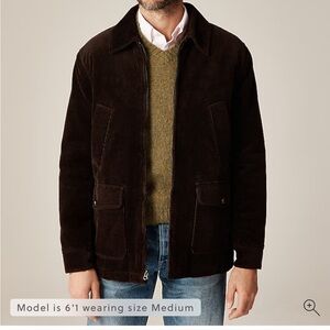 J. Crew Deep Brown Corduroy Jacket